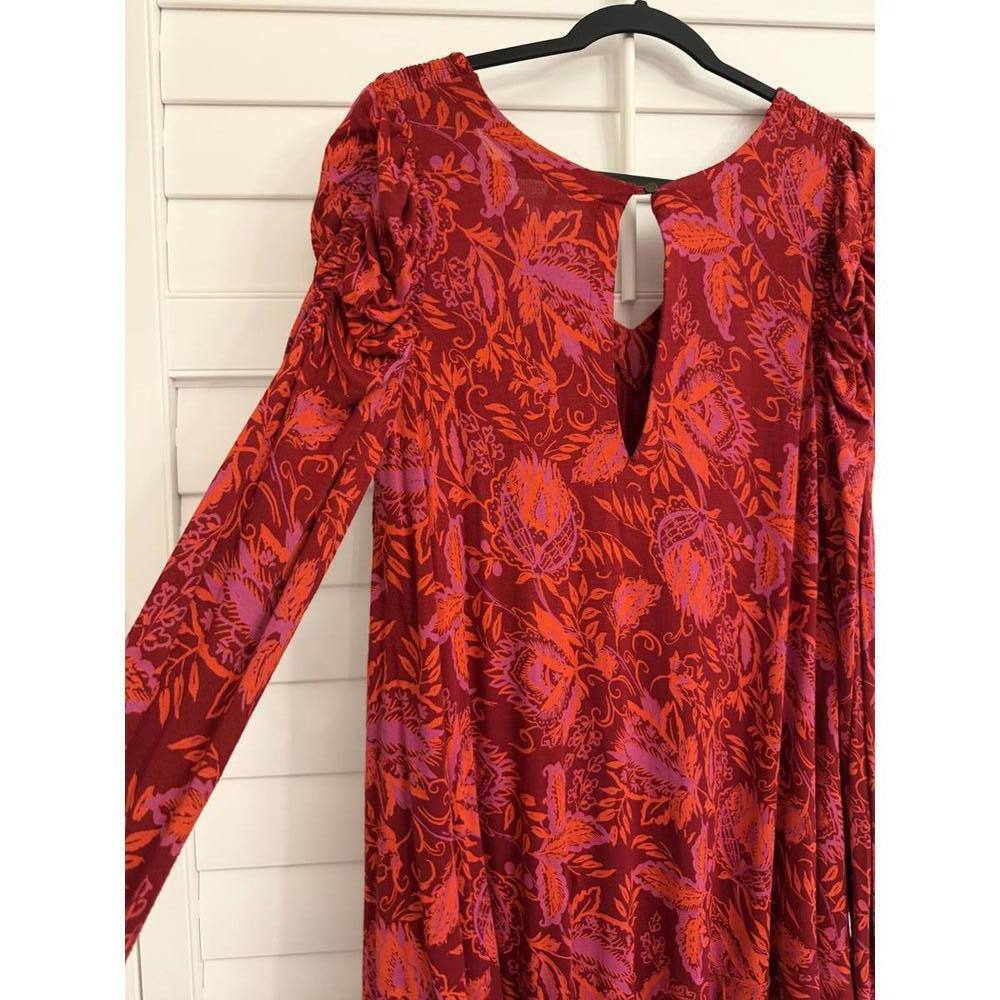 Free People Hello Lover Tunic Top in the Scarlett Combo color size XS - Picture 7 of 9